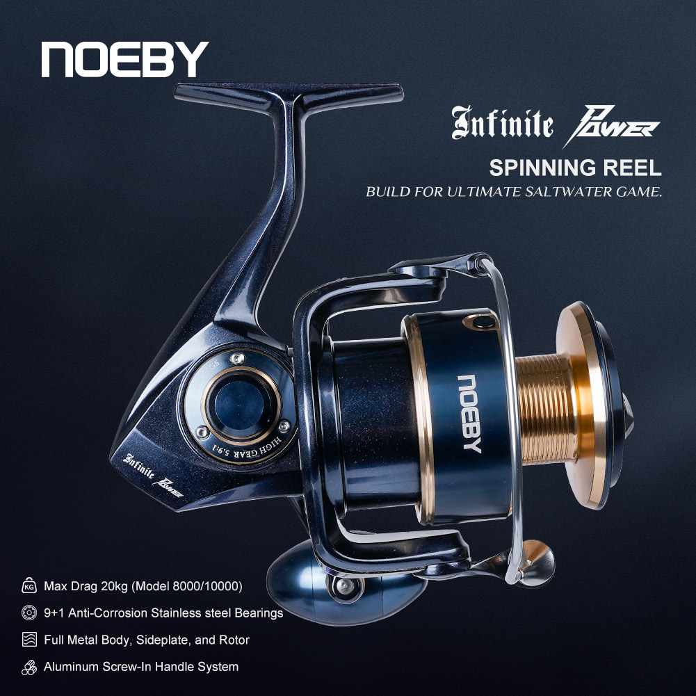 Noeby Infinite Power Spinhenge - Shimano Reel Stradic recensie en prijs