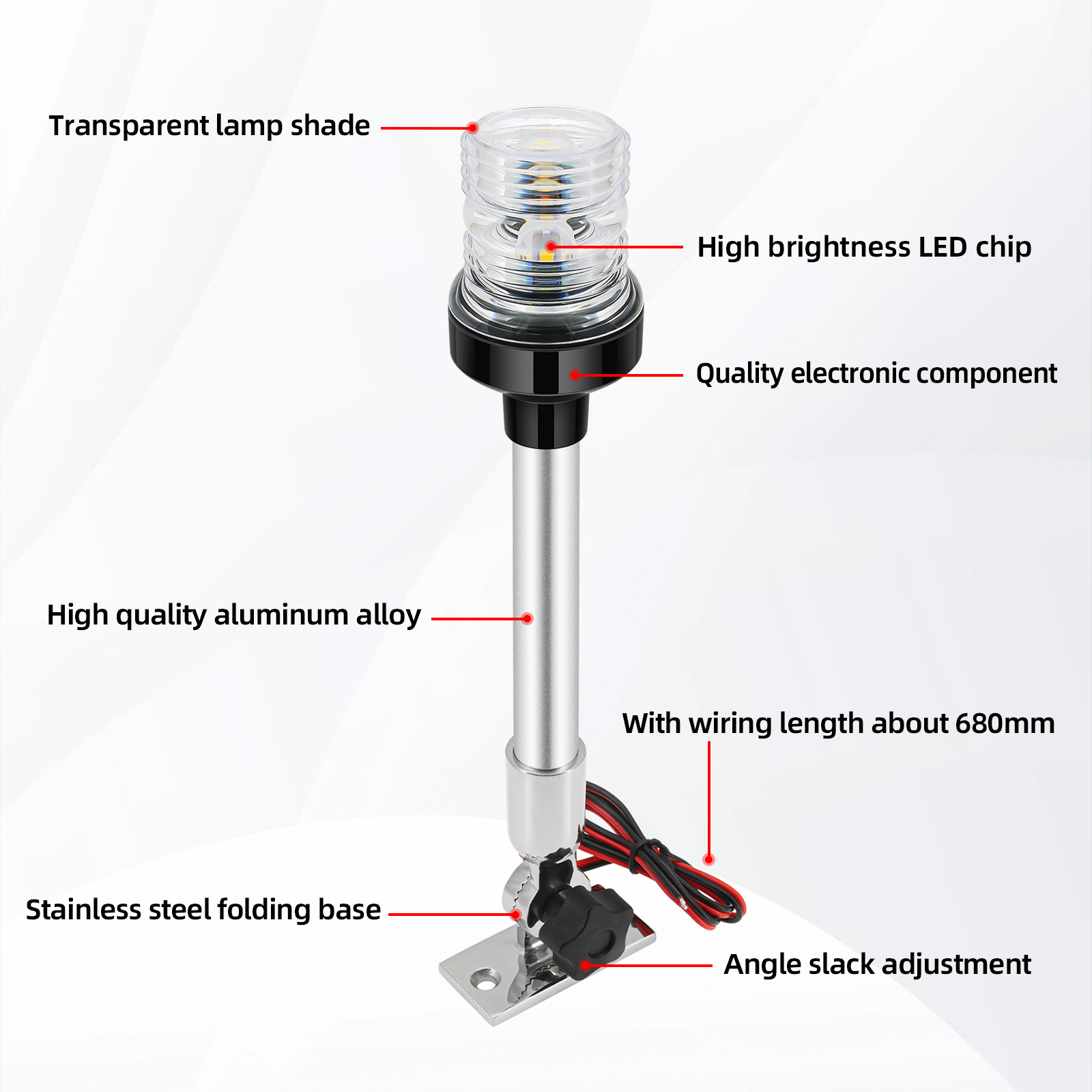 Navigatie Licht 12Inch Marine  - Fishing Boat Navigation Light recensie en prijs